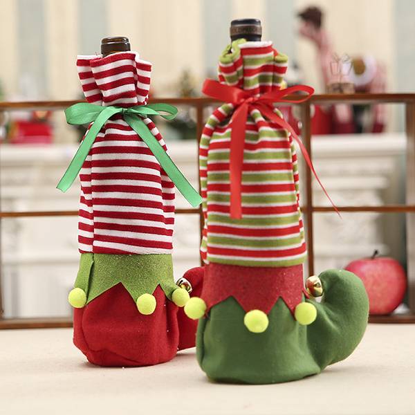 Factory made hot-sale Marketing Service Provider - Christmas Decoration Christmas Elf Wine Bottle Bag – Sellers Union