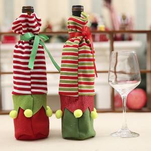 Christmas Decoration Christmas Elf Wine Bottle Bag