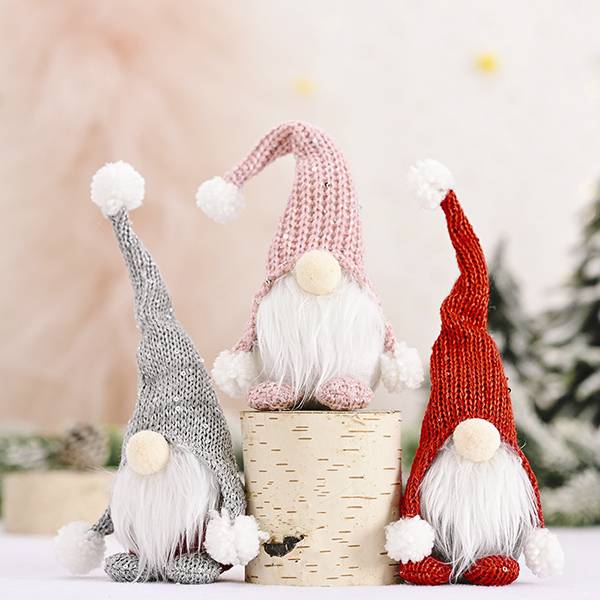 Fixed Competitive Price Partnership Marketing - Christmas Decoration Forest Old Man Knitted Cap Faceless Doll – Sellers Union