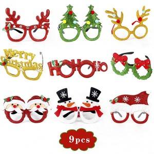 Wholesale Christmas Glasses Decoration Xmas