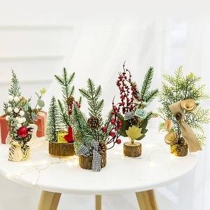 Christmas Tree Mini Table Decoration Ornament Christmas Decoration