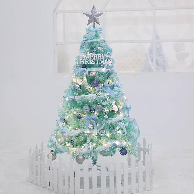 Well-designed Agent In Guangzhou - 9 Feet Artificial Warm Led Light Ornament Blue Christmas Trees – Sellers Union
