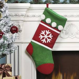 Noel Şeker Çanta Noel Ağacı Kırmızı Yeşil Çorap Kolye