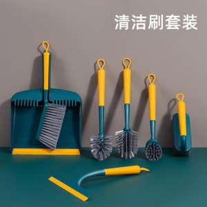 Kitchen Washing Pot Brush Long Handle Soft Cup Brush Cleaning Brush Set