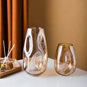 Corrugated Glass Vase Desktop Ornaments Wholesale