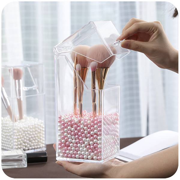 Bottom price One Dollar Store - Cosmetic Holder Makeup Tools Storage Pearls Box Brush Accessory Organizer Box – Sellers Union