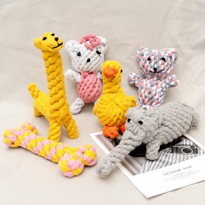 Pet Toy Dog Cotton Rope Chew Toy Molar Toy Set Wholesale
