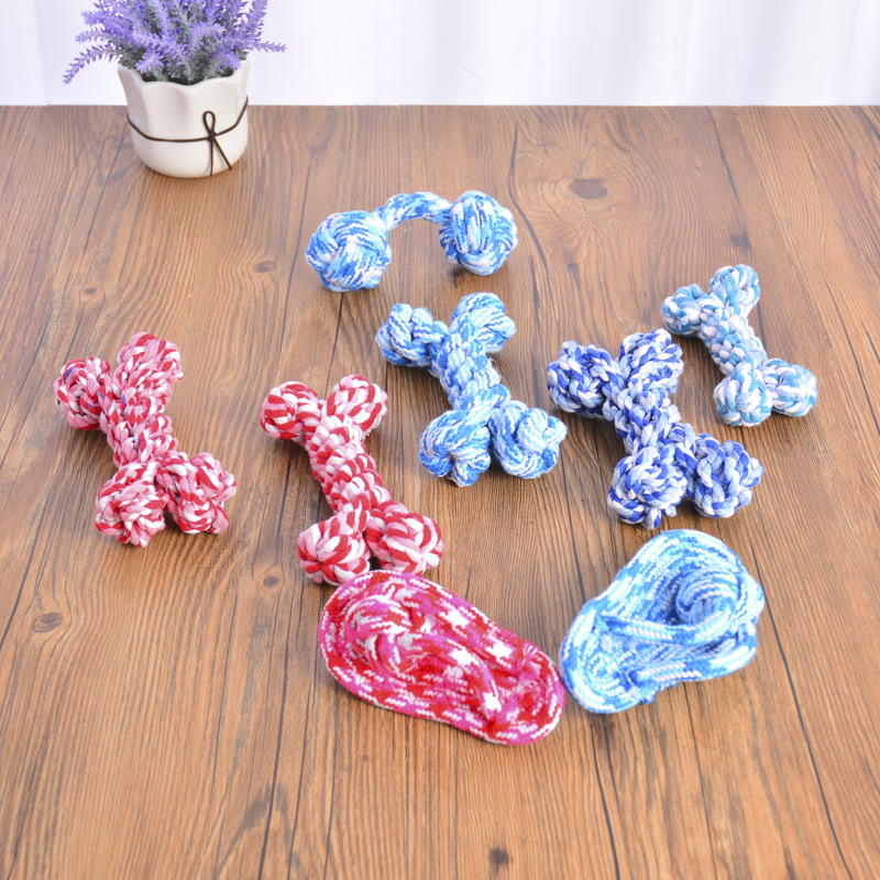 Fast delivery Outsourcing Provider Yiwu - Dog Cleaning Teeth Molar Cotton Rope Knot Toy Pet Interactive Toy – Sellers Union