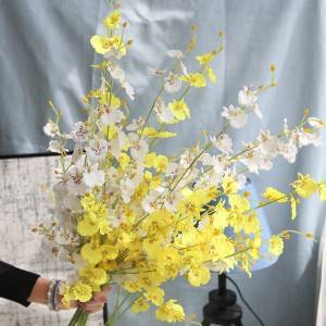 Wholesale Dance Orchid Plant Home Wedding Decoration Artificial Flower