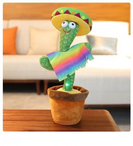 Dansende kaktus Bursdag Sand Skulptur Musikk Sang Funny Toy