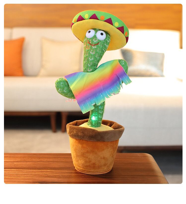 Fixed Competitive Price miglior agente in yiwu - Dancing Cactus Birthday Sand Sculpture Music Song Funny Toy – Sellers Union