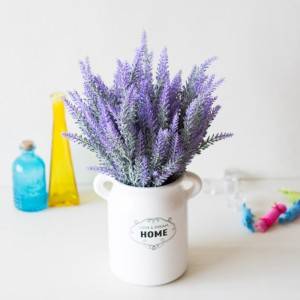 Decorative Lavender Artificial Flowers Fake Flower Ornaments