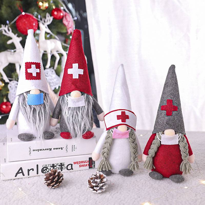 Factory Outlets Mercancia en China - Christmas Decoration Doctor Nurse Christmas Faceless Doll Wholesale – Sellers Union