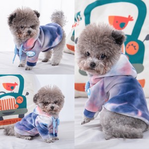 Ubrania dla psów jesienno-zimowa ciepła odzież dla kotów sweter dla zwierząt