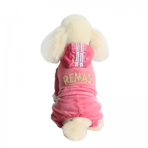 Puppy Hoodie Pet Clothes Velvet Coat Dog Clothes Wholesale