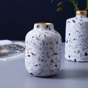 Dry Flower Hydroponic Ceramic Vase Home Ornaments Wholesale