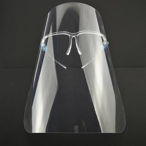 Medical Plastic PET Disposable Clear Protection Face Shield Wholesale from China