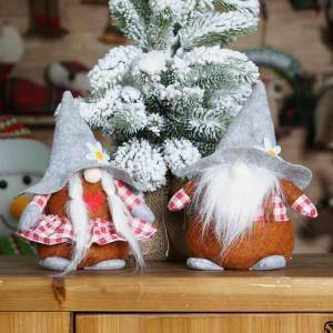 Christmas Decoration Faceless Sitting Job Doll Wholesale