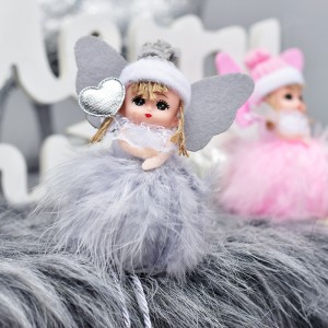 Feather Angel Pendant Doll Christmas Decoration