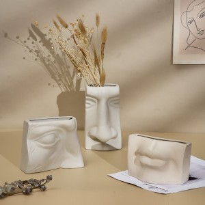 Enët Five Senses Vazo qeramike Dekorimi i shtëpisë