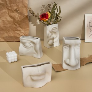 Five Senses Utensils Jarrón de cerámica Decoración do fogar