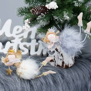 Dusha Fluffy Angel Doll Qurxinta Christmas