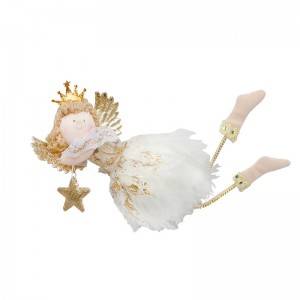 Flying Fluffy Angel Doll Christmas Decoration