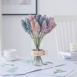 Busa Gandum Kuping Lavender Simulasi Bouquet Sutra Bunga