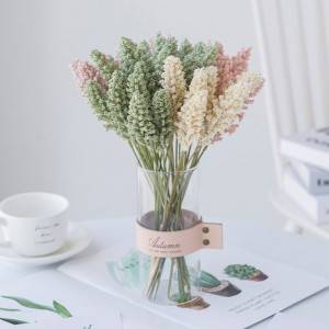 I-Foam Wheat Ear Lavender Simulation Bouquet Silk Flower
