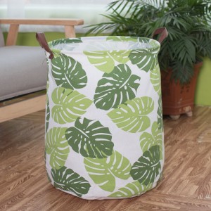 Large Dirty Clothes Foldable Storage Basket Waterproof Fabric Basket