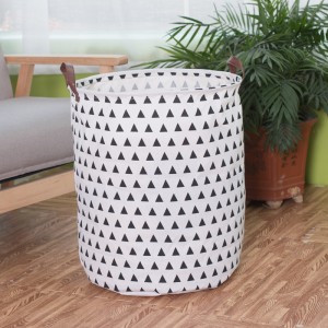 Large Dirty Clothes Foldable Storage Basket Waterproof Fabric Basket