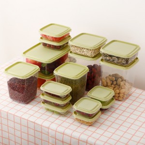 Food Storage Box Kitchen Storage Sealing Box သိုလှောင်သေတ္တာ Set