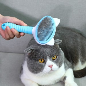 Pet Dehairing Comb Hair Removal Brush សម្អតសម្អាង ម្ជុលដែក សិតសក់