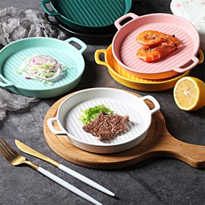 Nangani Baking Pan Keramik Plate Salad Breakfast Plate Grosir