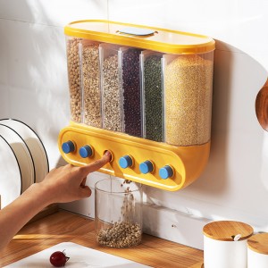 Классификация кухни, подвесной настенный ящик для хранения резервуара с уплотнением для смешанного зерна