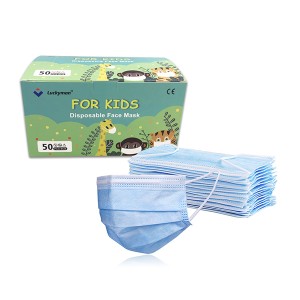 3 Ply Ear Loop Non woven Disposable Kid Protective Face Mask