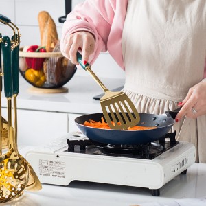 Set d'utensili da cucina Cucchiara di cucina in acciaio inox Soats Mancu in ceramica
