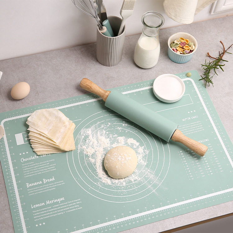 Factory Free sample Articulos de Navidad - Food Grade Mat Kitchen Anti-slip Thickening Kneading Flour Mat Baked Suit – Sellers Union
