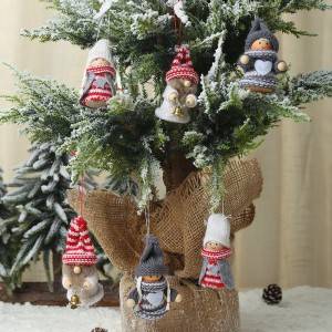Christmas Decoration Knitted Doll Pendant Wholesale
