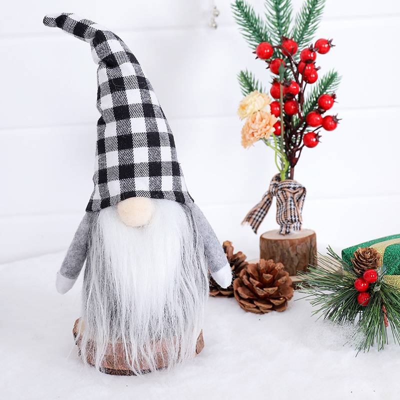 OEM/ODM Factory Procurement Outsourcing Yiwu - Christmas Decoration Lattice Christmas Elf Faceless Doll Ornaments – Sellers Union