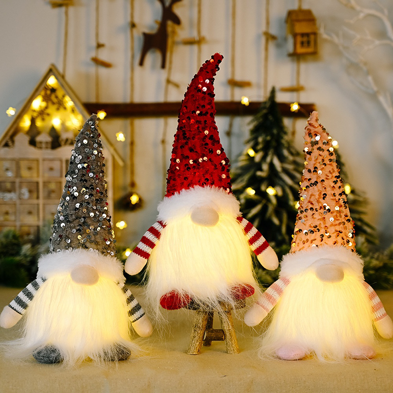 Good Quality Best Agent In Yiwu - Christmas Decor Ornaments with Lights Faceless Rudolph Doll – Sellers Union