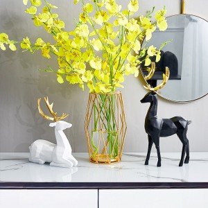 TV Cabinet Lucky Deer Dekorasyon Light Luxury Home Dekorasyon