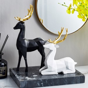 TV omarica Lucky Deer Decoration Light Luksuzna dekoracija doma