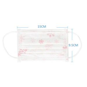 Cute Kids Medical Surgical Mask Different Color Disposable 3ply Face Mask
