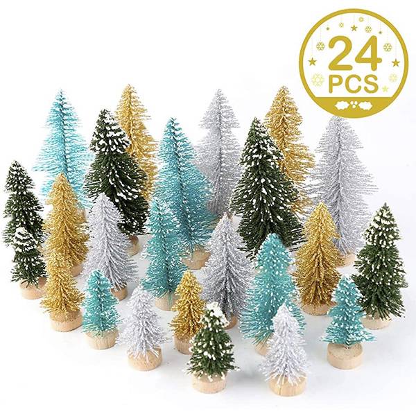 Reasonable price for El mejor agente de Yiwu - Sisal Trees Bottle Brush Trees Mini Christmas Trees Christmas Decoration – Sellers Union