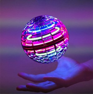 Mini UFO Spinner Colorful Electric Toys Fingertip Gyro Flying Ball