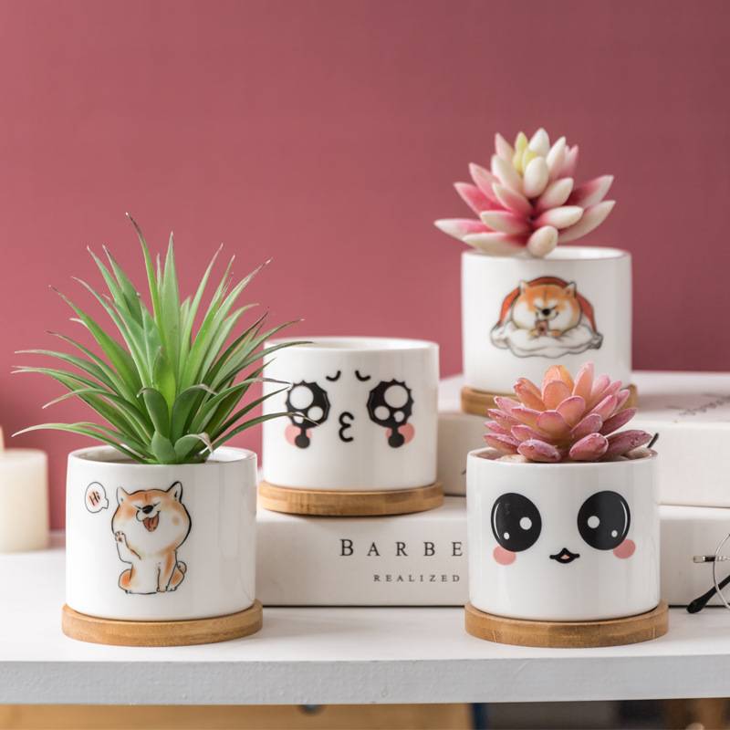 2017 Good Quality Best Service In Yiwu - Face Animal Expression Cartoon Multi Meat Mini Ceramic Pot – Sellers Union
