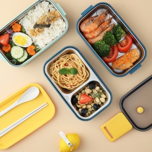 Multi-layer Portable Lunch Box Stainless Steel Heat Preservation Tableware