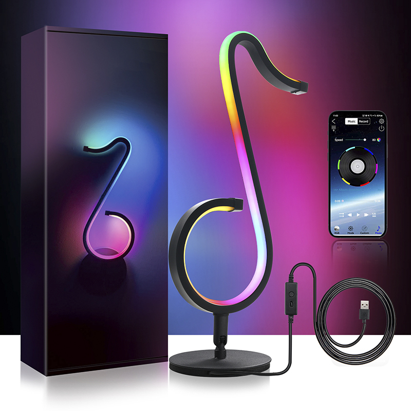 Factory source How To Purchase From Yiwu - Musical Note Shape Lights Night Lamp Bedroom Bedside Lamp – Sellers Union