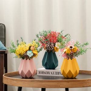 Origami Ceramic Vase Decoration Dried Flower Decoration